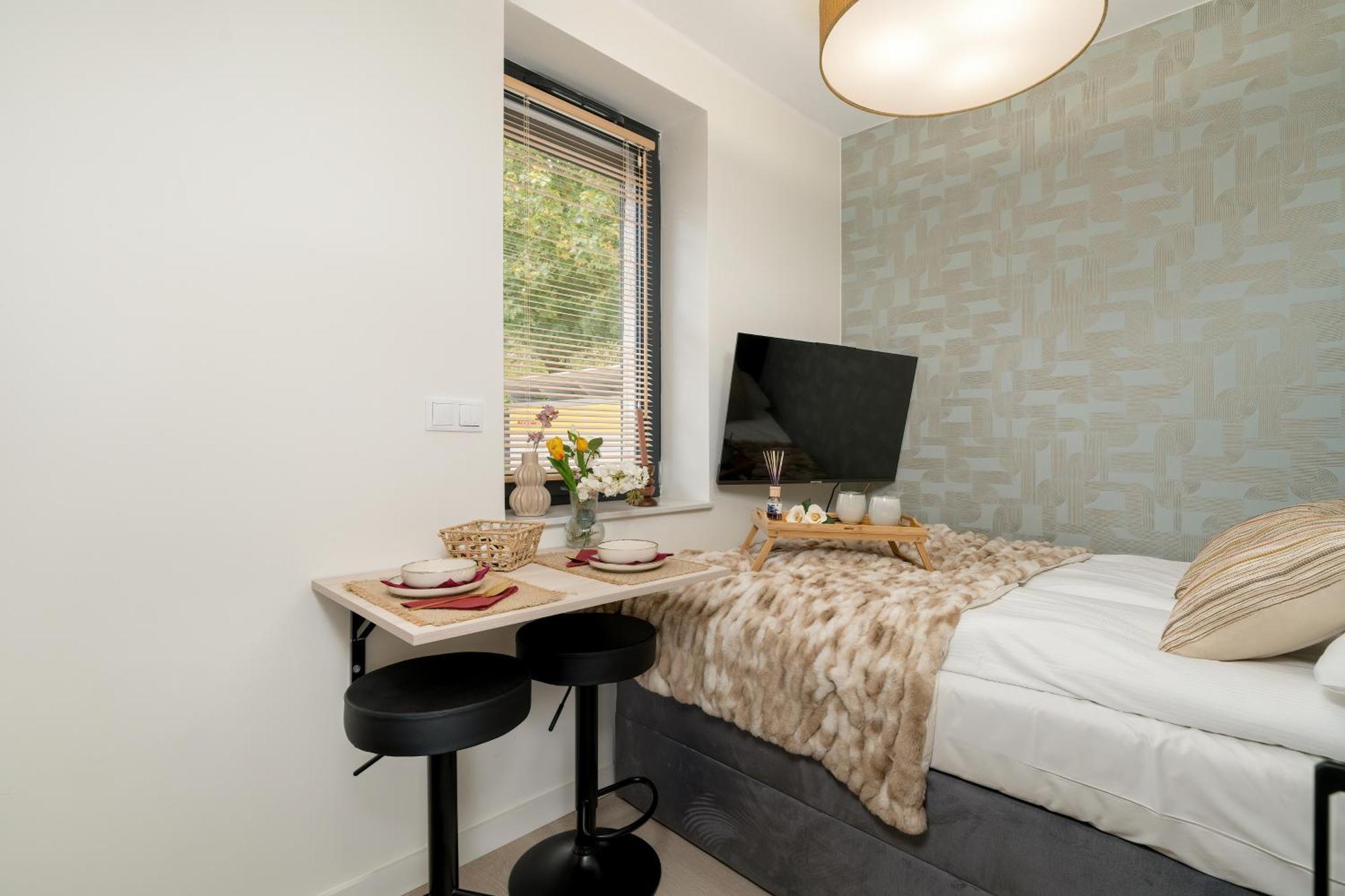 Klimatyzowane W Poznaniu Z Biurkiem Do Pracy Zdalnej By Renters Apartamento Poznań